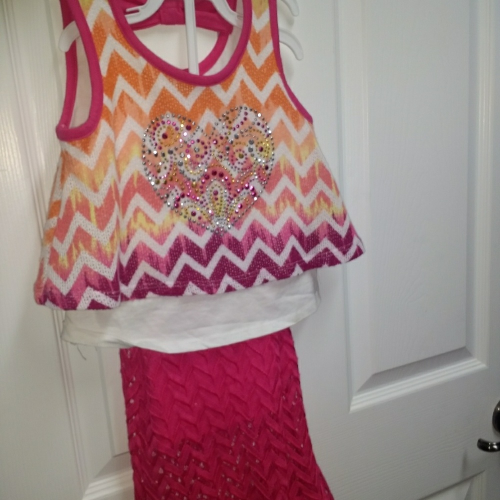 Skirt blouse set